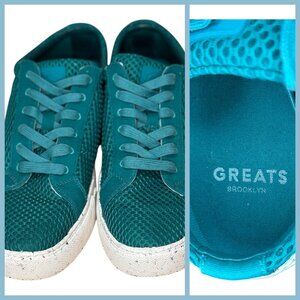 Greats Royal Teal Mesh Sneakers Men's 9